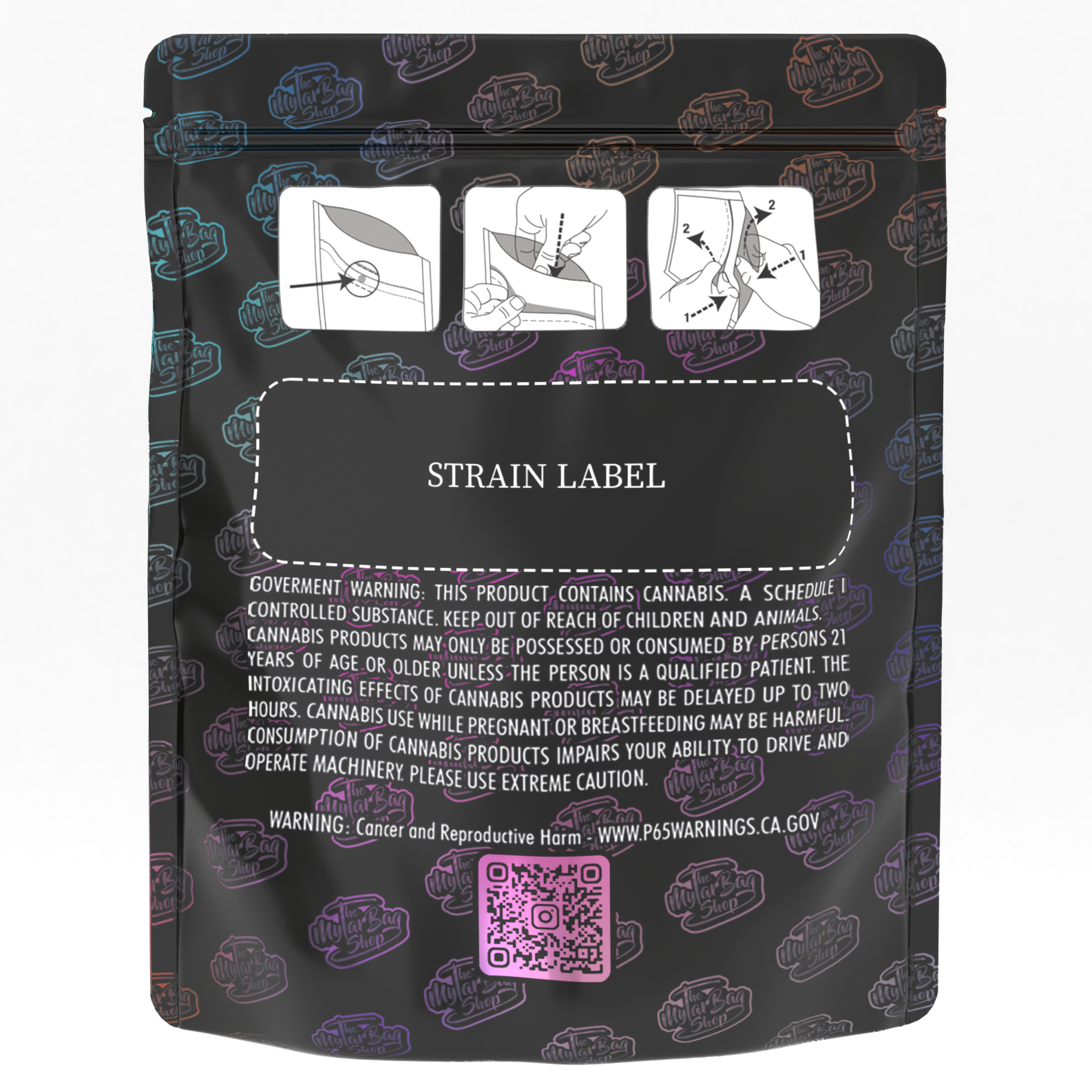 Custom Direct Print 3,5g - 7g Mylar Bags